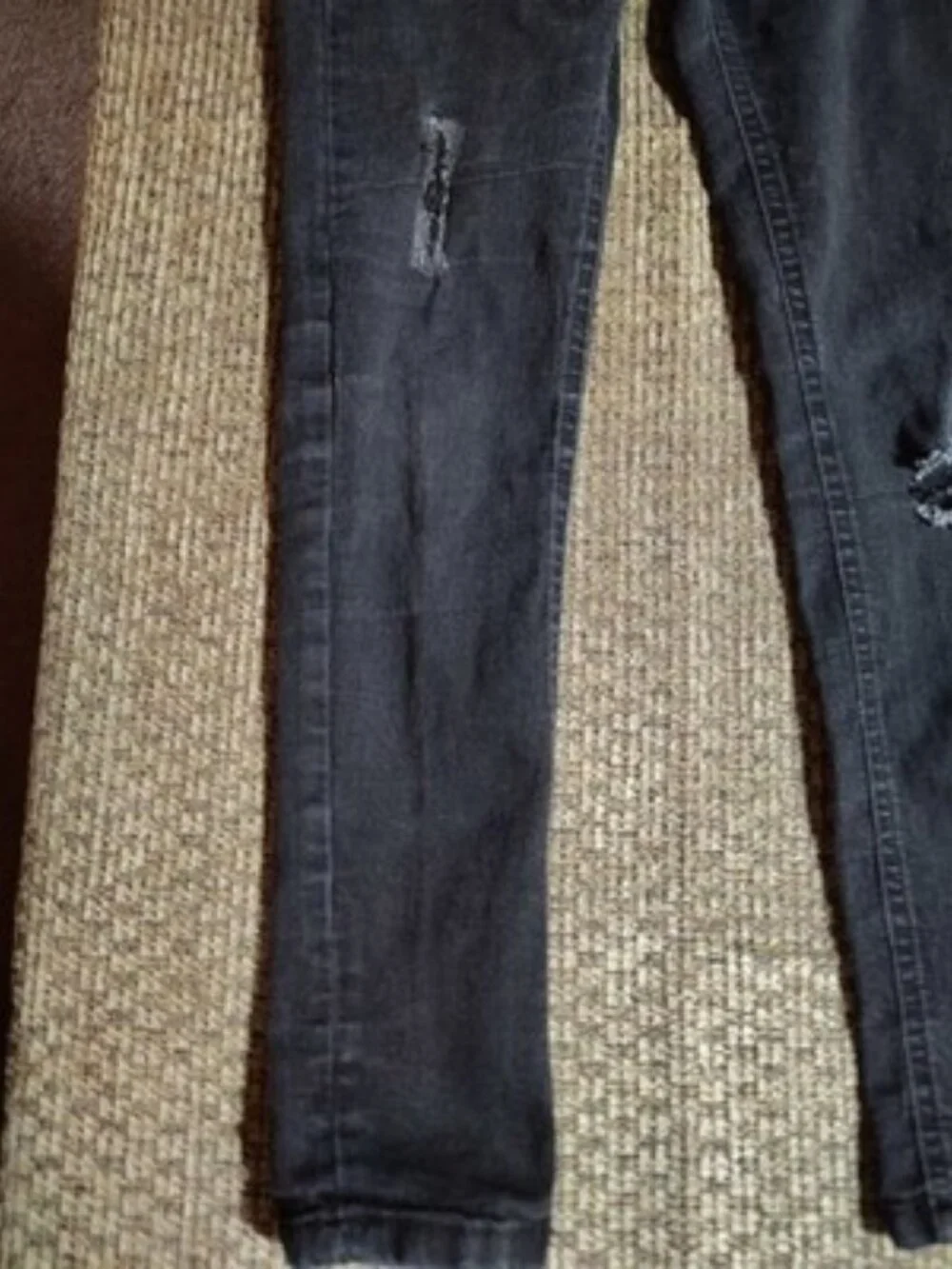 Lucky Brand Zoe Skinny Distressed Size 12 Girls Jeans Stretch 25 Inseam Denim